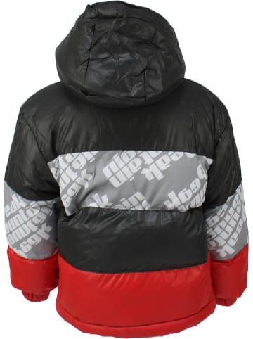Peak Mountain Kurtka zimowa w kolorze czarno-czerwonym