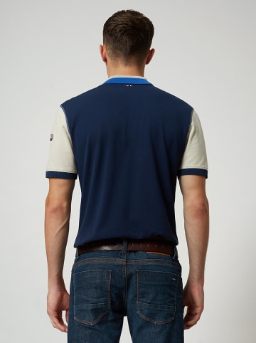 Napapijri Poloshirt "Eishop" in Blau/ Dunkelblau