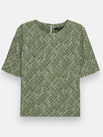 OPUS Bluzka "Zhilipp" w kolorze zielonym