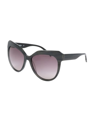 Karl Lagerfeld Damskie okulary przeciwsłoneczne w kolorze szaro-fioletowym