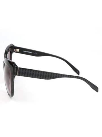 Karl Lagerfeld Damskie okulary przeciwsłoneczne w kolorze szaro-fioletowym