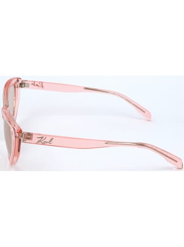 Karl Lagerfeld Damen-Sonnenbrille in Rosa/ Hellgrau