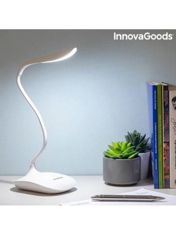 InnovaGoods Ledtafellamp wit - (H)10 x (H)39,5 x (D)11,5 cm