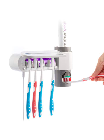 InnovaGoods Tandenborstelhouder met UV-desinfectie - (B)21,5 x (H)13 x (D)6,7 cm