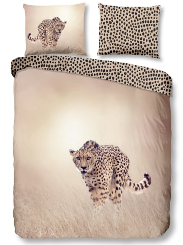 Good Morning Beddengoedset "Cheetah" beige
