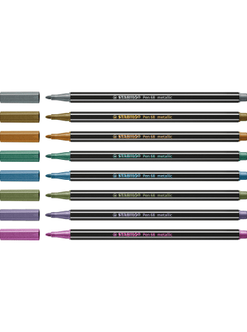 STABILO Mazaki (8 szt.) "Pen 68 - Metallic"