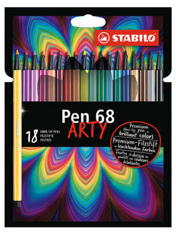 STABILO Premium-Filzstifte "STABILO Pen 68-ARTY" - 18 Stück