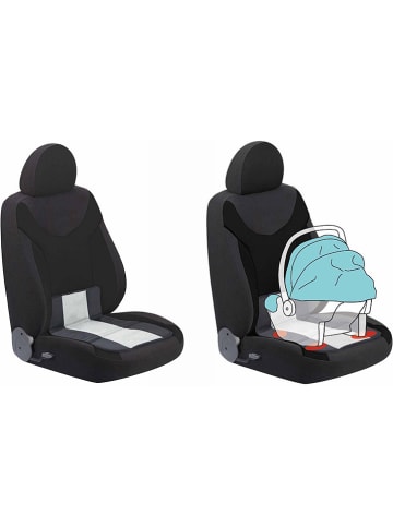 The Home Deco Kids Autostoelbescherming grijs - (L)62,5 x (B)46 cm