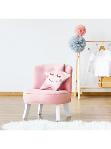 The Home Deco Kids Kussen lichtroze - (L)44 x (B)37 cm