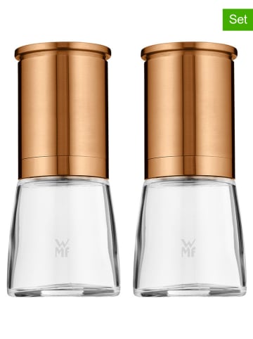 WMF Młynki (2 szt.) w kolorze miedzianym do przypraw - wys. 14 x Ø 6 cm
