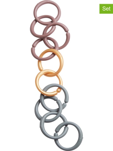 Done by deer 10er-Set: Befestigungsringe in Bunt