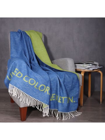Benetton Plaid in Blau/ Gelb