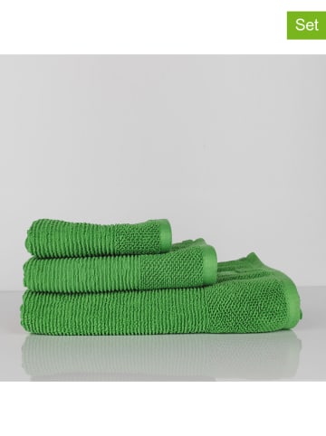 Benetton 3-delige badtextielset groen