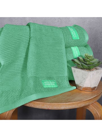 Benetton 3-częściowy zestaw ręczników w kolorze zielonym