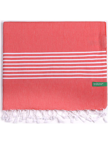 Benetton Fouta rood - (L)165 x (B)80 cm