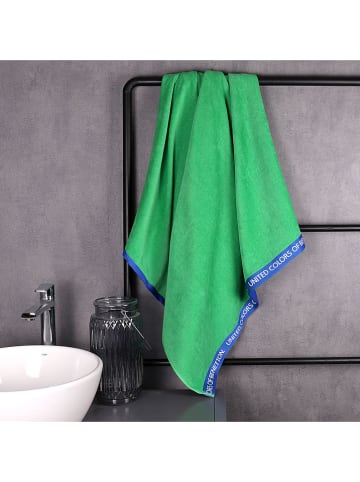 Benetton Ręcznik plażowy w kolorze zielonym - 160 x 90 cm