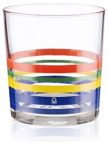 Benetton 4-delige set: glazen meerkleurig - 345 ml