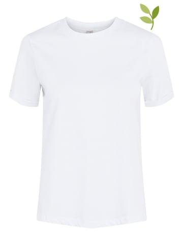 Pieces Koszulka "Pcria" w kolorze białym