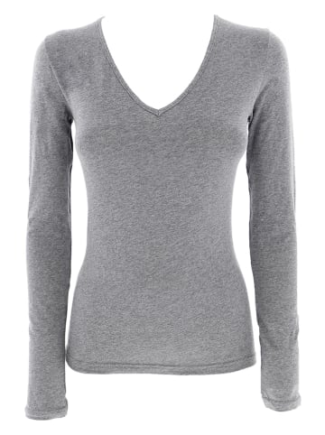 COTONELLA Longsleeve in Grau
