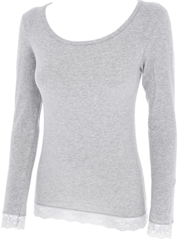 COTONELLA Longsleeve lichtgrijs