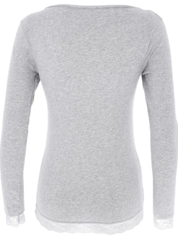 COTONELLA Longsleeve lichtgrijs