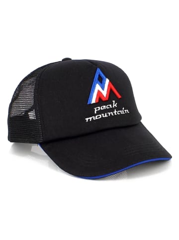 Peak Mountain Cap in Schwarz