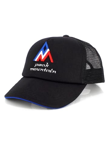 Peak Mountain Cap in Schwarz