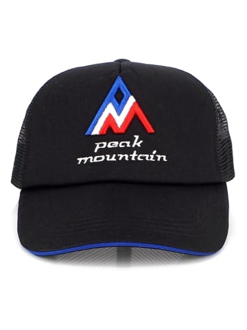 Peak Mountain Cap in Schwarz