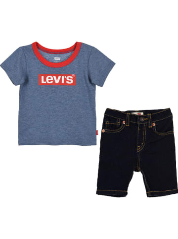 Levi's Kids 2-delige outfit blauw/zwart
