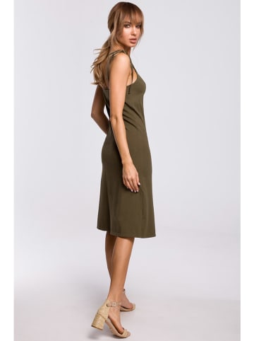made of emotion Sukienka w kolorze khaki