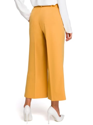 Stylove Spodnie w kolorze żółtym