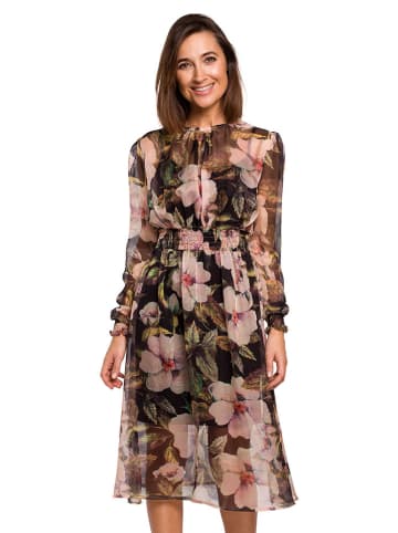 Stylove Kleid in Schwarz/ Bunt