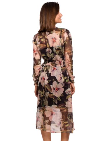 Stylove Kleid in Schwarz/ Bunt