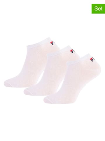 Fila Skarpety-stopki (3 pary) w kolorze białym