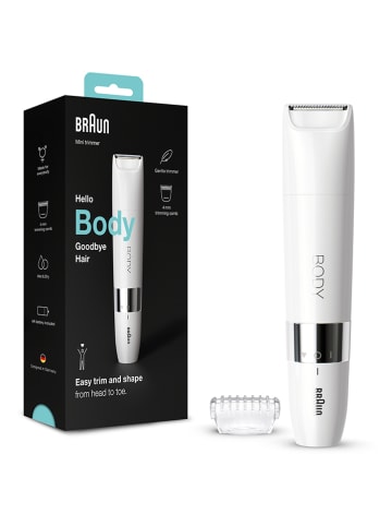 Braun Körperrasierer "Body Mini Trimmer BS1000" in Weiß