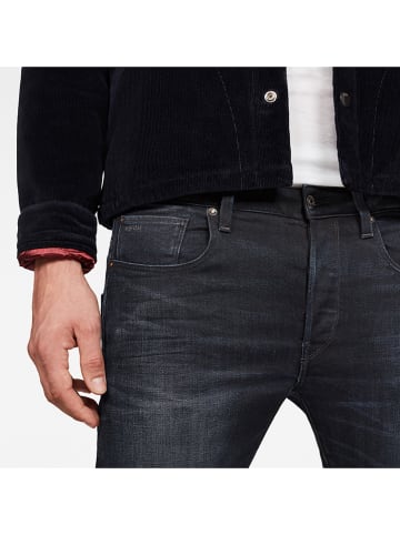 G-Star Dżinsy "3301" - Slim fit - w kolorze granatowym