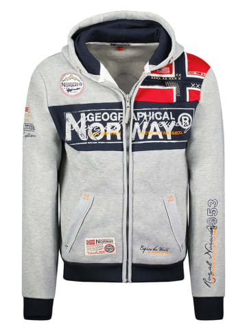 Geographical Norway Sweatjacke "Flyer" in Grau