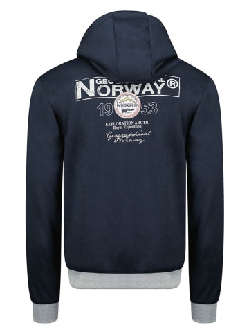 Geographical Norway Sweatvest "Flyer" donkerblauw