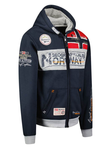 Geographical Norway Bluza "Flyer" w kolorze granatowym