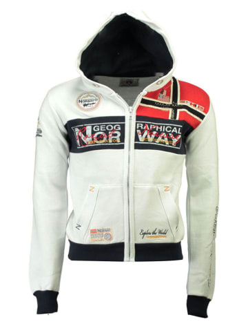 Geographical Norway Sweatjacke "Flyer" in Weiß