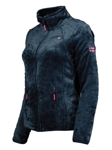 Geographical Norway Bluza polarowa "Univers Malabar" w kolorze granatowym