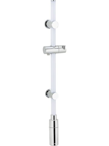 Wenko LED-Brausestange in Weiß/ Chrom - (L)74 cm