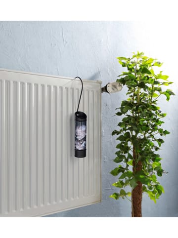 Wenko Luchtbevochtiger "Peony" zwart/lichtroze - (H)20 x Ø 5 cm