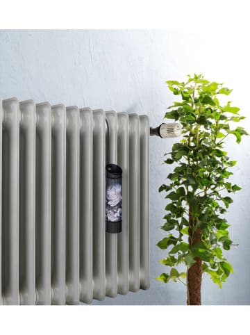 Wenko Luftbefeuchter "Peony" in Schwarz/ Rosa - (H)20 x Ø 5 cm