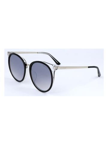 Guess Damskie okulary przeciwsłoneczne w kolorze czarno-szarym