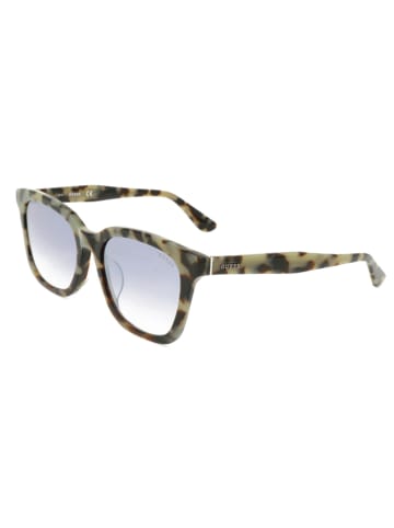 Guess Dameszonnebril beige-bruin/lichtblauw