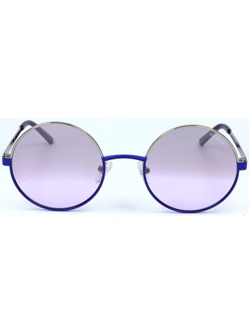 Guess Okulary przeciwsłoneczne unisex w kolorze fioletowym