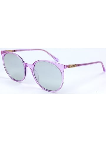 Guess Okulary przeciwsłoneczne unisex w kolorze fioletowo-błękitnym