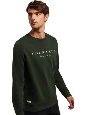Polo Club Sweatshirt in Grün