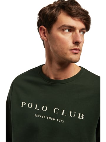Polo Club Bluza w kolorze zielonym